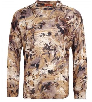 Picture of Long Sleeve Blend T-Shirt Yellow Waterfowl Honeycomb